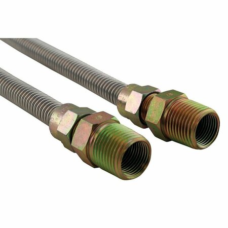 JONES STEPHENS 1/2 in. OD 3/8 in. ID X 12 in. Long, 1/2 in. Male Pipe Thread X 3/8 in. Male Pipe Thread, Uncoated G72002